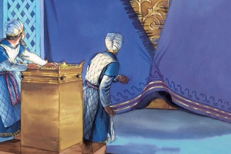 Le voile se déchira